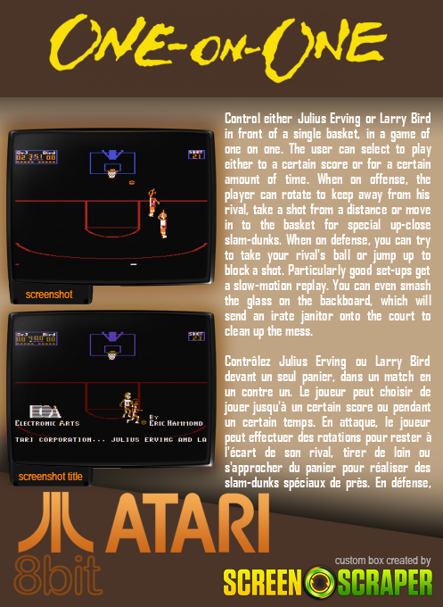 One-on-One — box-2D-back (SS)