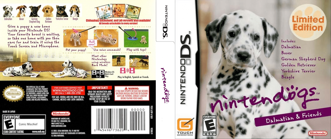 Nintendogs - Dalmatian And Friends — box-texture (US)