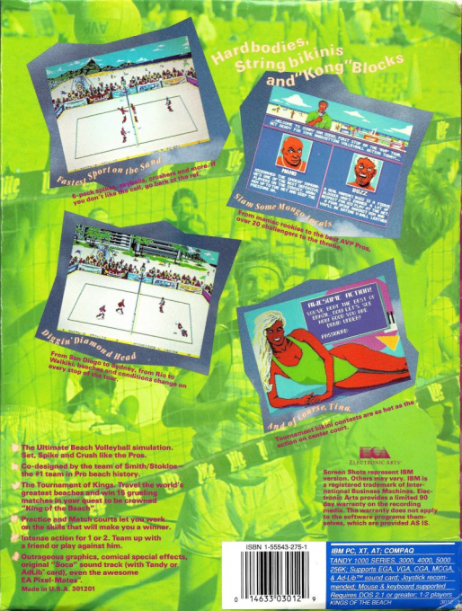 Kings Of The Beach — box-2D-back (US)