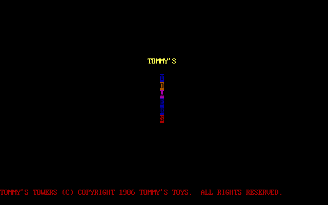 Tommy's Towers box art
