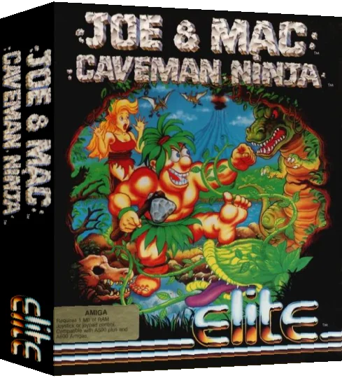 Joe & Mac - Caveman Ninja — box-3D (EU)