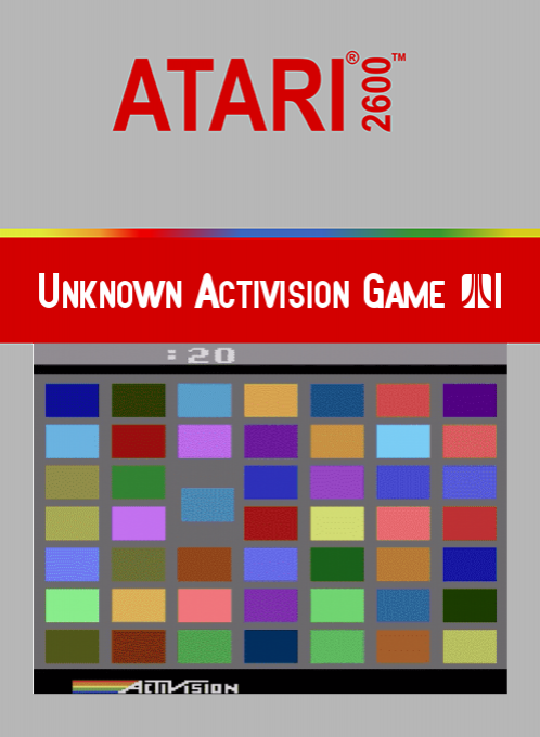 Unknown Activision Game #1 box art