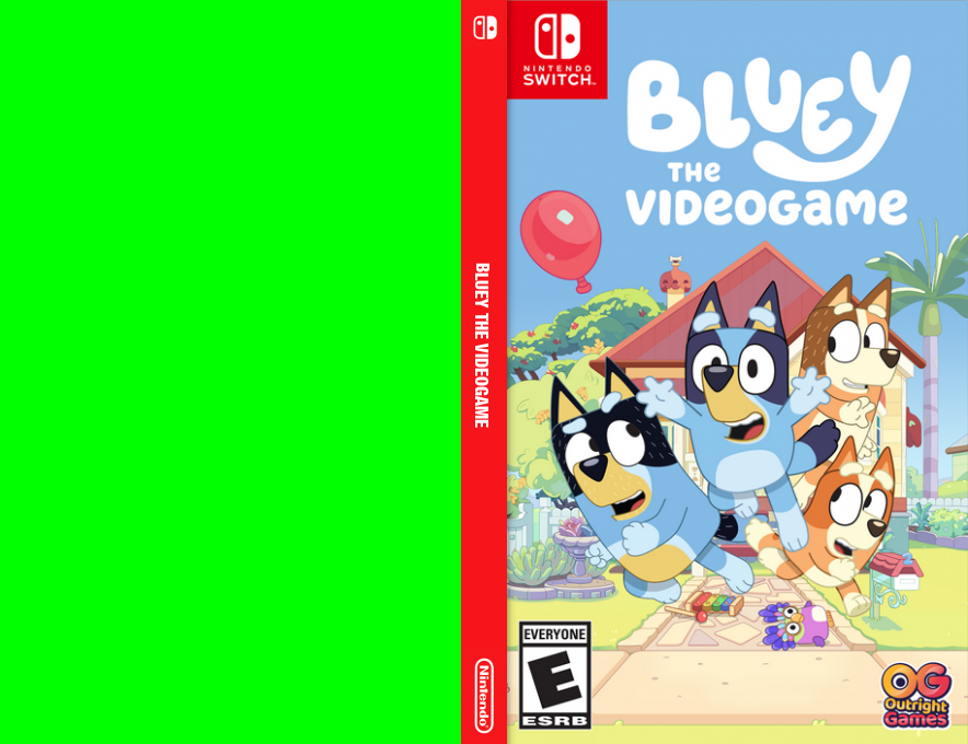 Bluey - The Videogame — box-texture (US)