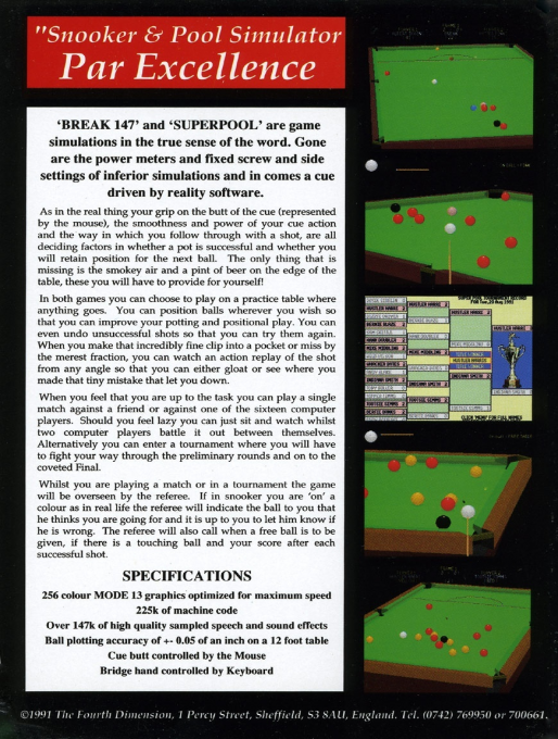 Break 147 — box-2D-back (UK)