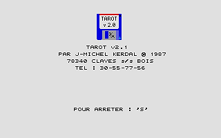 Tarot — sstitle (FR)