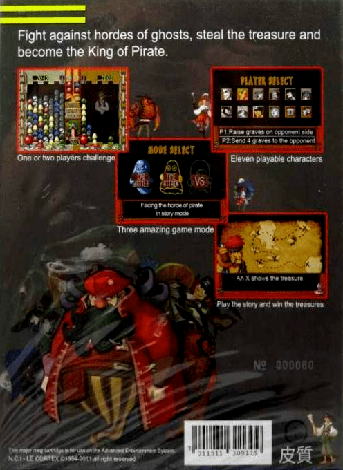 Treasure of the Caribbean — box-2D-back (WOR)