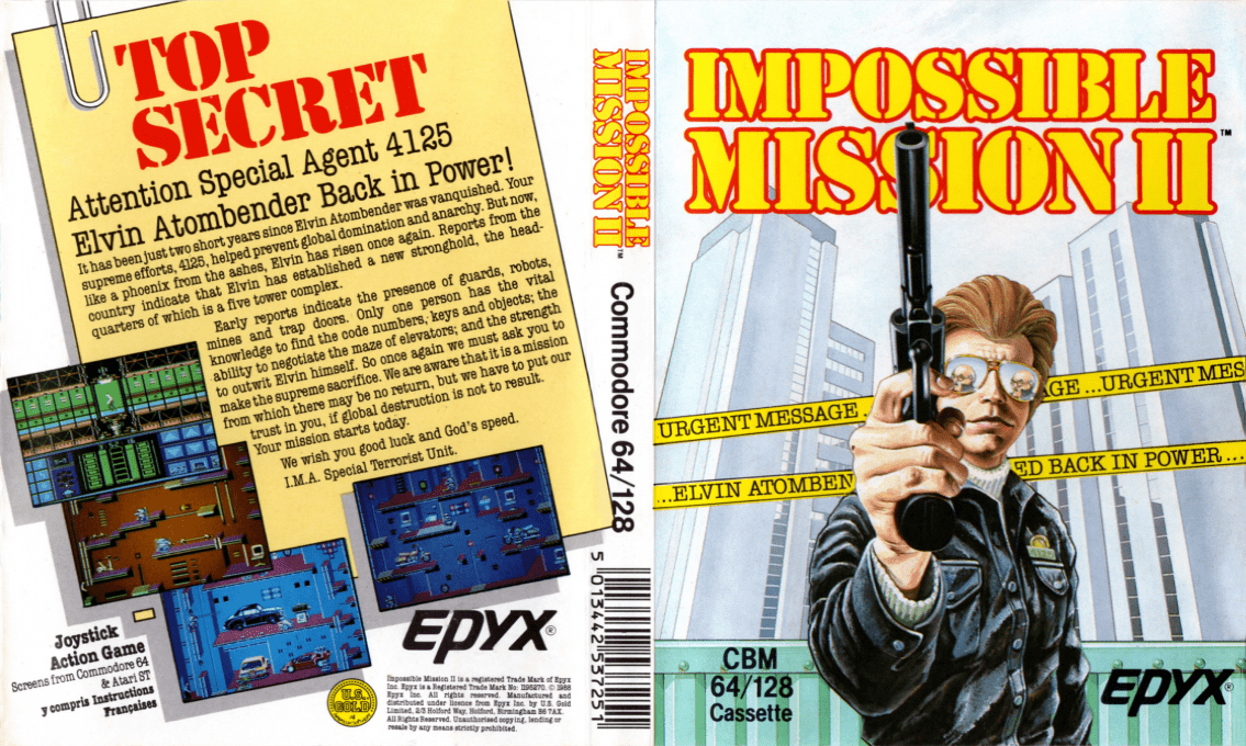 Impossible Mission 2 — box-texture (EU)