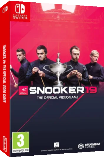 Snooker 19 - The Official Video Game — box-3D (EU)