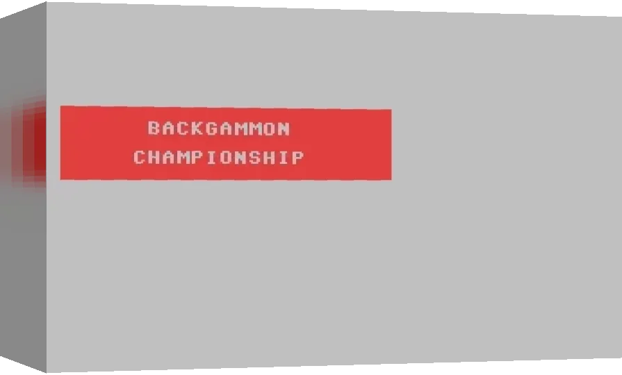 Backgammon Championship — box-3D (WOR)