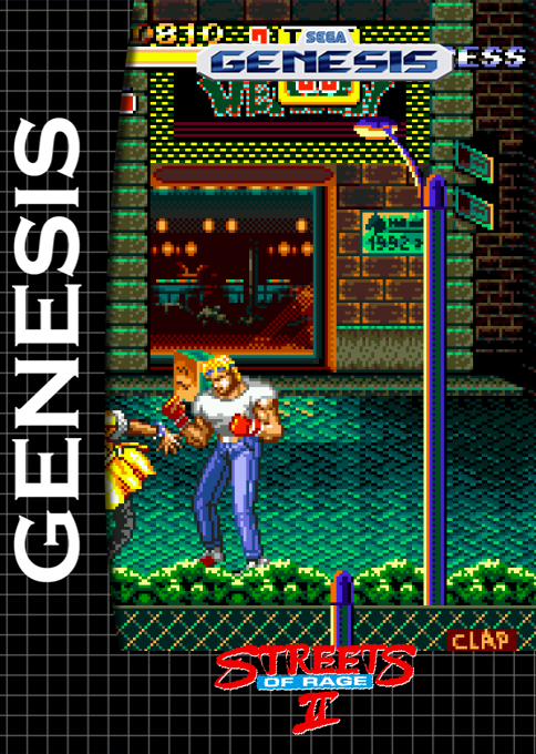Streets Of Rage 2 — box-2D (SS)