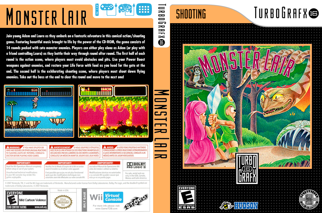 Monster Lair — box-texture (US)