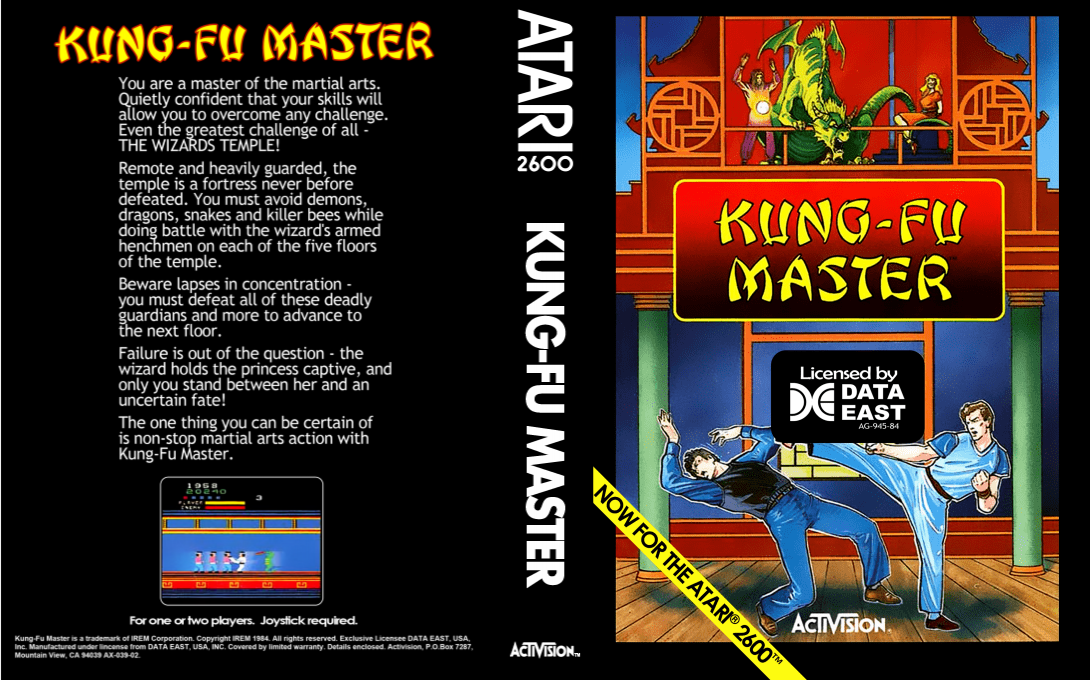 Kung-fu Master — box-texture (US)