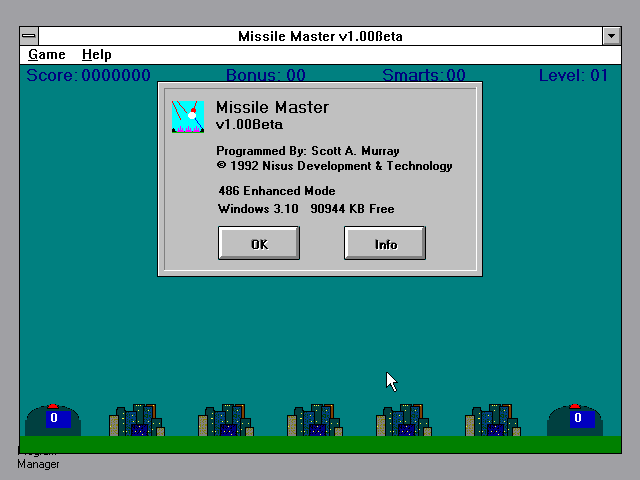 Nisus Missile Master — sstitle (WOR)