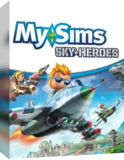 MySims SkyHeroes — box-3D (WOR)