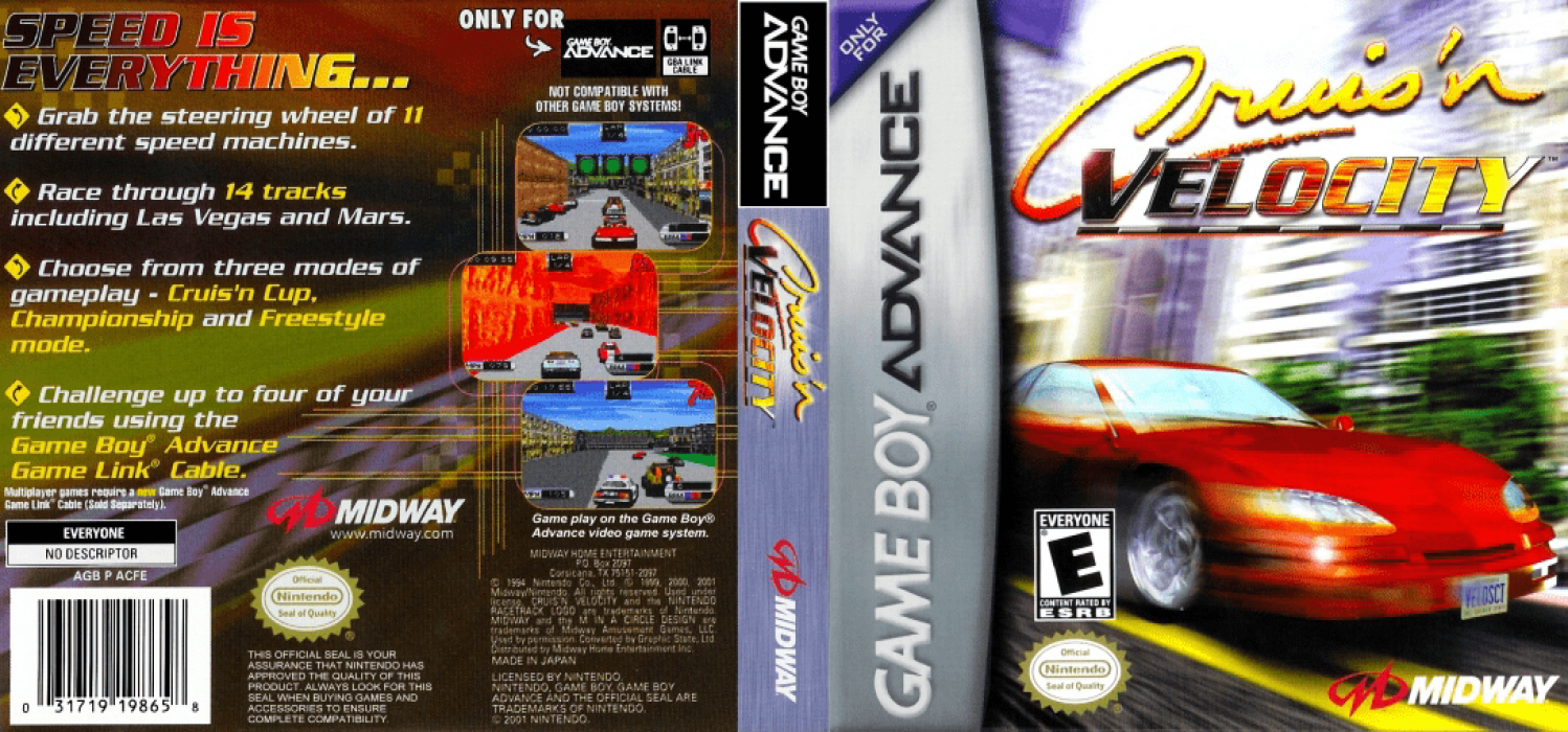 Cruis'n Velocity — box-texture (US)