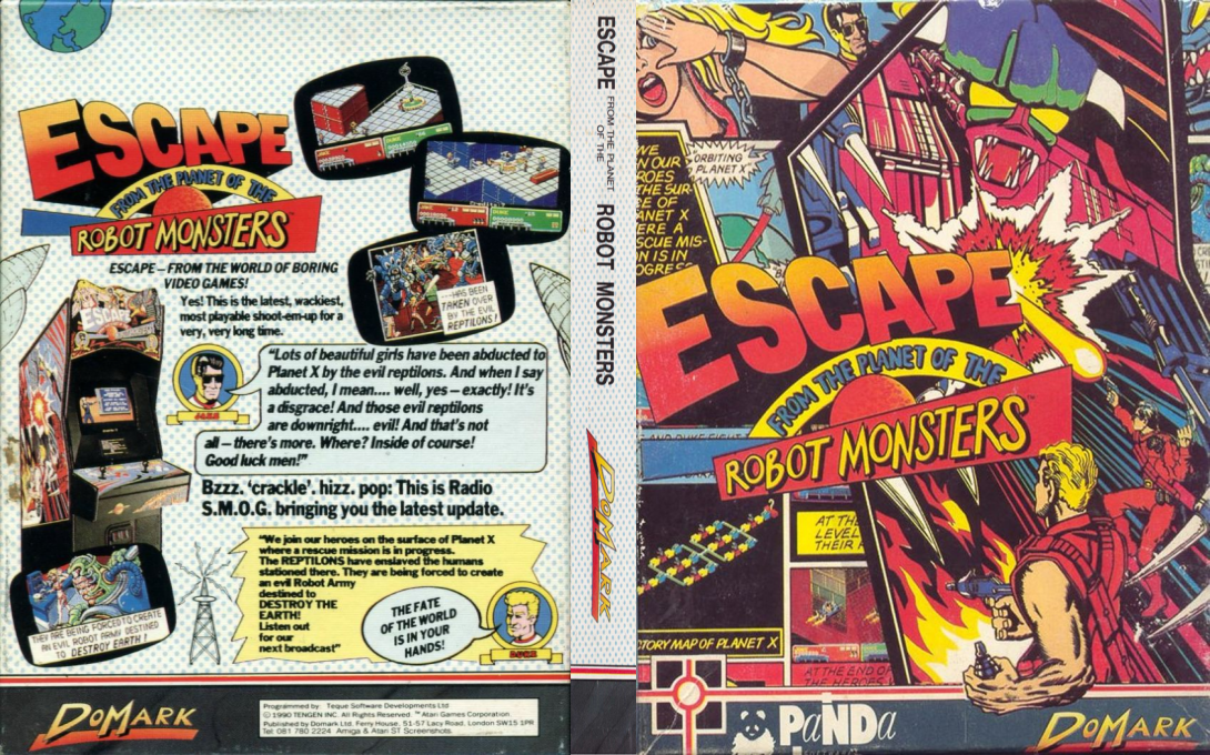 Escape From The Planet Of The Robot Monsters — box-texture (EU)
