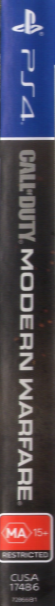 Call of Duty - Modern Warfare — box-2D-side (AU)