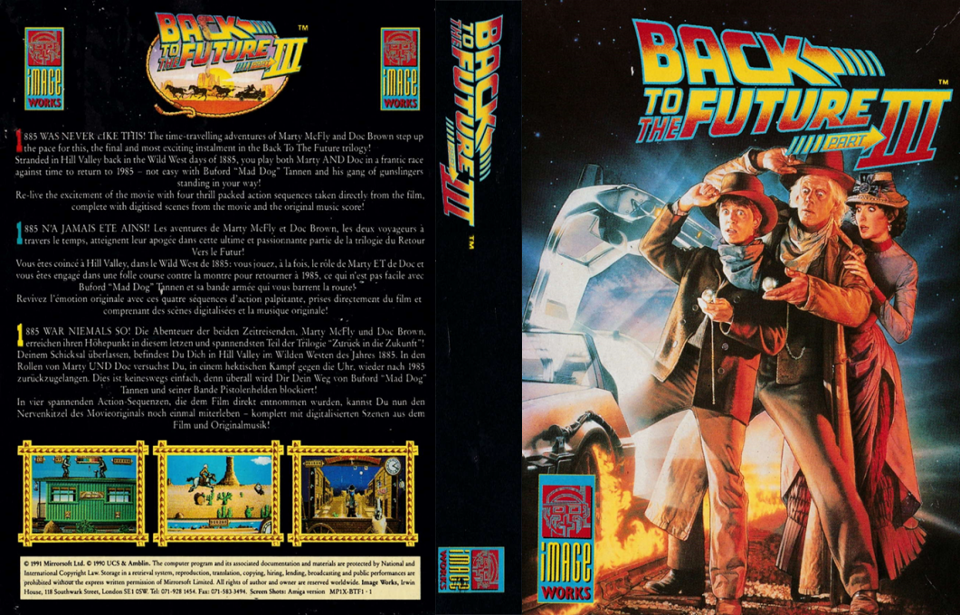 Back To The Future Part 3 — box-texture (EU)