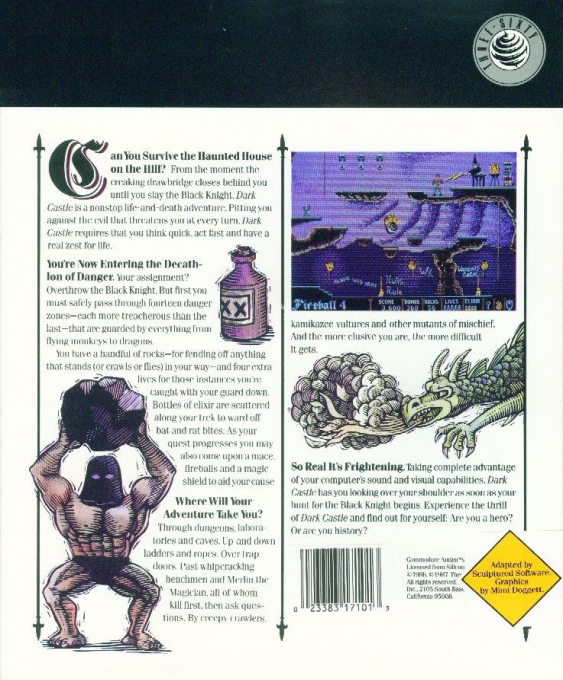 Dark Castle — box-2D-back (US)