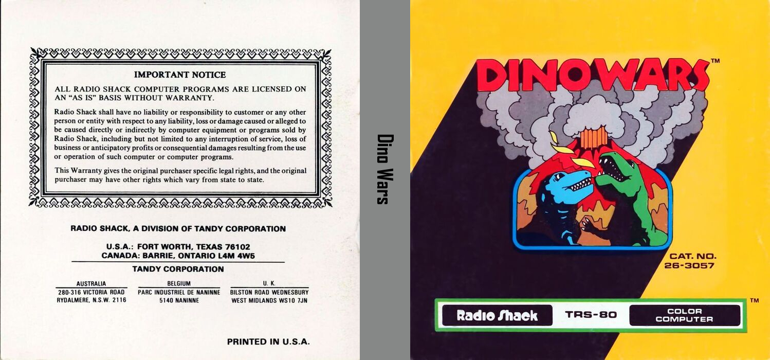 Dino Wars — box-texture (US)