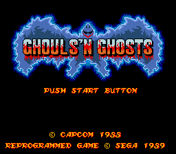 Daimakaimura ~ Ghouls'n Ghosts — sstitle (WOR)