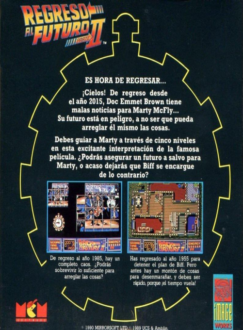 Back To The Future Part 2 — box-2D-back (SP)