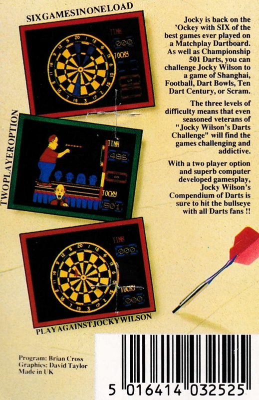 Jocky Wilson's Compendium of Darts — box-2D-back (EU)