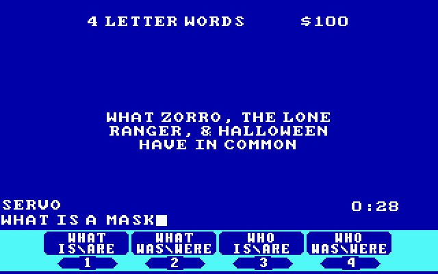 Jeopardy! — ss (WOR)