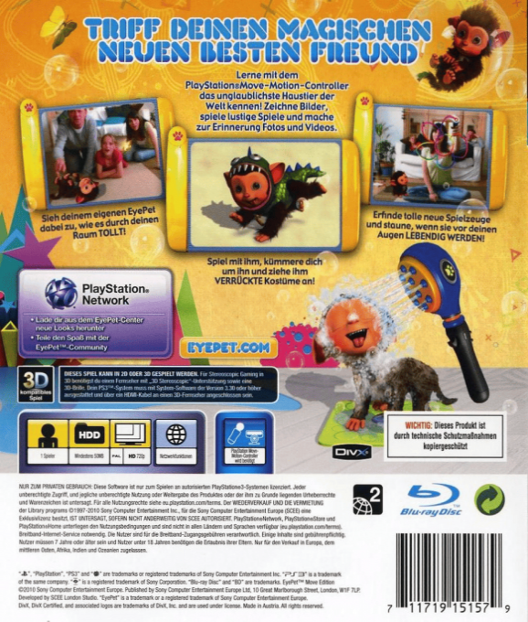 EyePet - Move Edition — box-2D-back (DE)