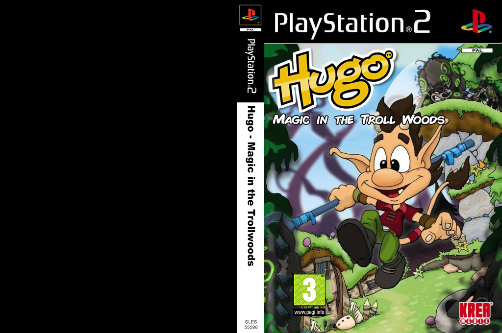 Hugo - Magic in the Trollwoods — box-texture (EU)