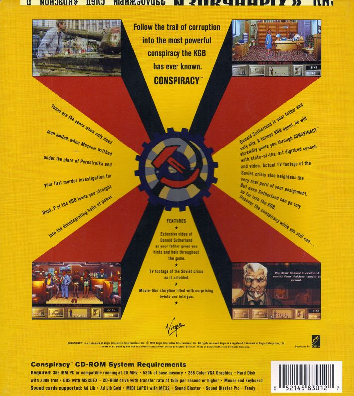 Conspiracy — box-2D-back (US)