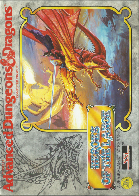 Advanced Dungeons & Dragons - Heroes of the Lance - A DragonLance Action Game — box-2D (EU)