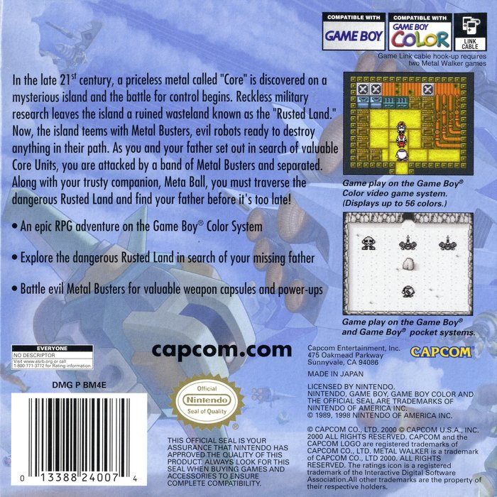 Metal Walker — box-2D-back (US)