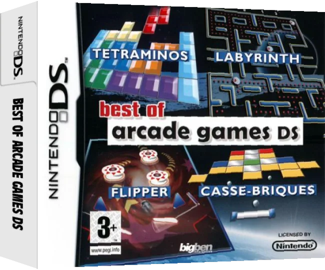 Best of Arcade Games DS — box-3D (EU)