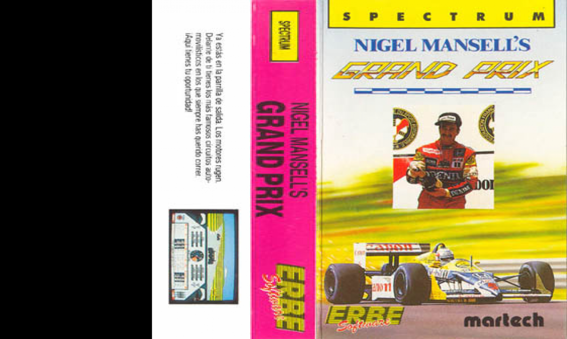 Nigel Mansell's Grand Prix — box-texture (SP)