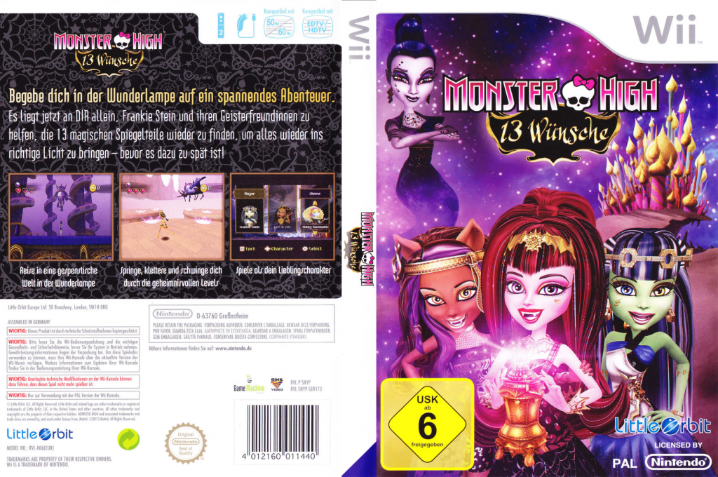 Monster High - 13 Wishes — box-texture (DE)