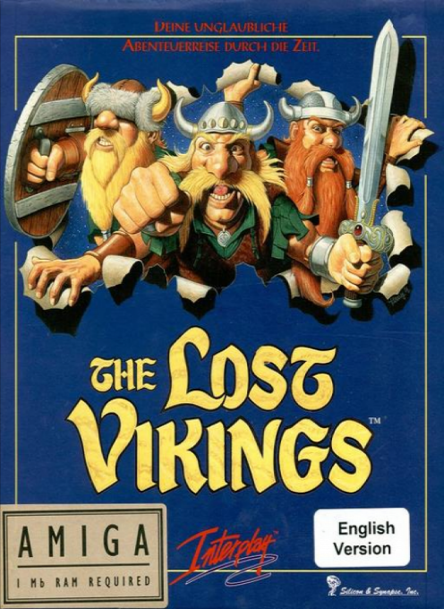 Lost Vikings, The box art