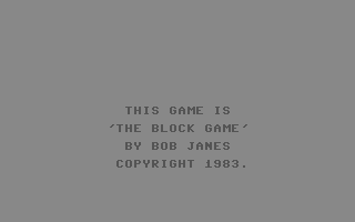 The Block Game — sstitle (WOR)