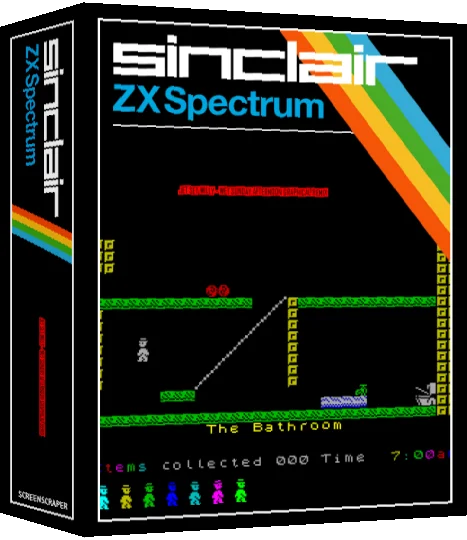 Jet Set Willy - Wet Sunday Afternoon Graphical Rem — box-3D (SS)