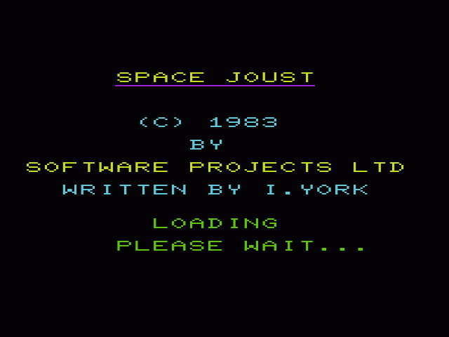 Space Joust — sstitle (WOR)