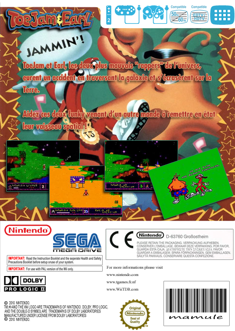 Toejam And Earl — box-2D-back (FR)