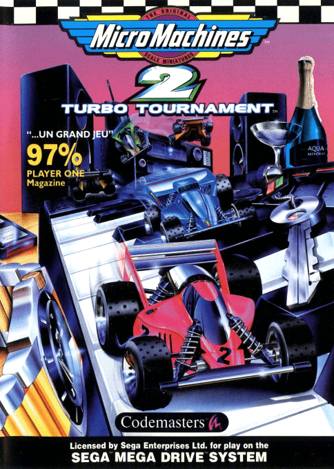 Micro Machines 2 - Turbo Tournament — box-2D (FR)