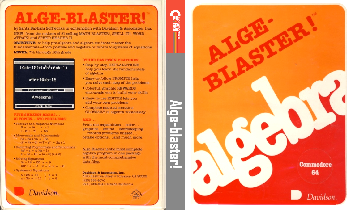 Alge-Blaster! — box-texture (US)