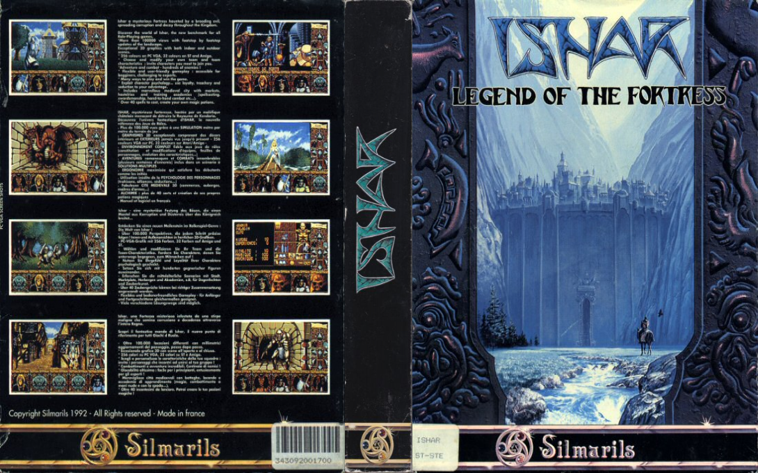 Ishar - Legend Of The Fortress — box-texture (EU)