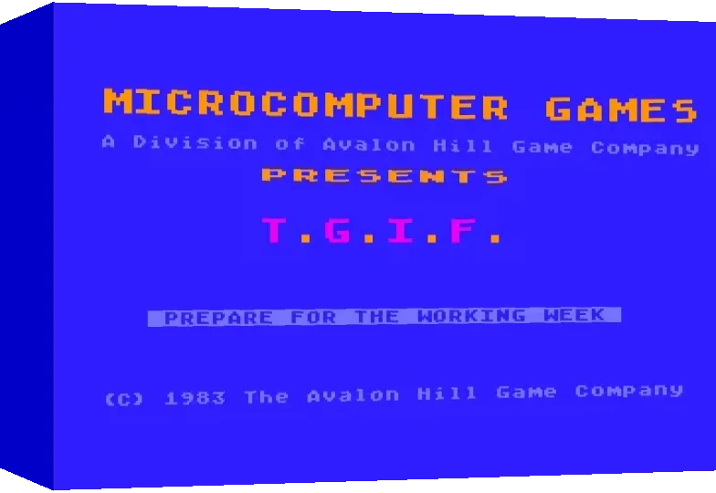 T.g.i.f. — box-3D (WOR)