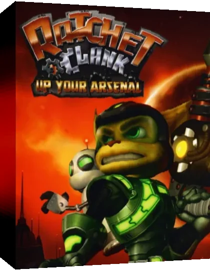 Ratchet & Clank - Up Your Arsenal — box-3D (US)