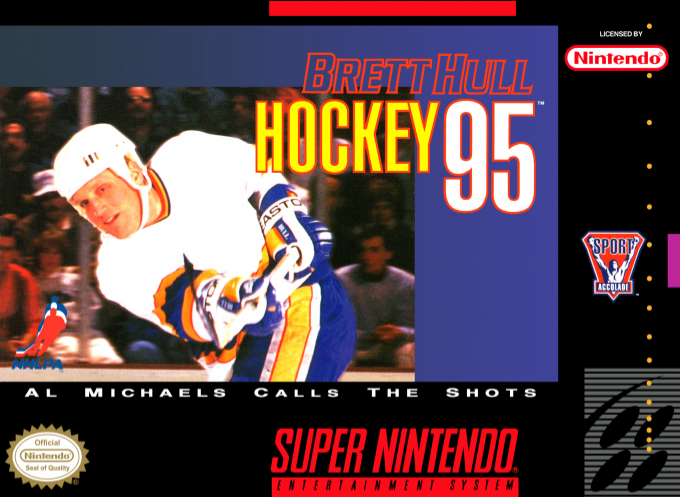Brett Hull Hockey 95 box art