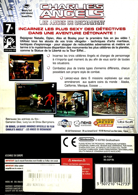 Charlie's Angels — box-2D-back (FR)