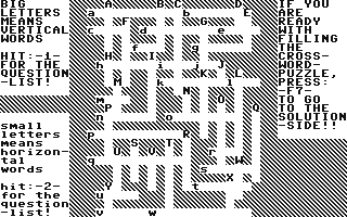 Crossword Puzzle — ss (WOR)