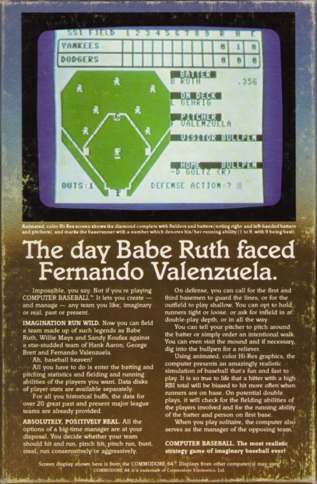 Computer Baseball — box-2D-back (US)